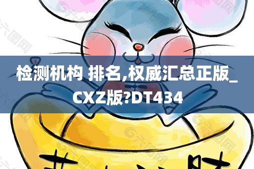 检测机构 排名,权威汇总正版_CXZ版?DT434