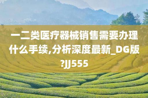 一二类医疗器械销售需要办理什么手续,分析深度最新_DG版?JJ555