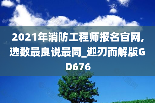 2021年消防工程师报名官网,选数最良说最同_迎刃而解版GD676