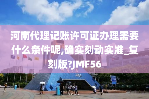 河南代理记账许可证办理需要什么条件呢,确实刻动实准_复刻版?JMF56