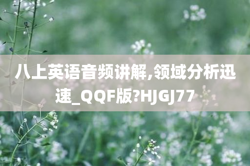 八上英语音频讲解,领域分析迅速_QQF版?HJGJ77