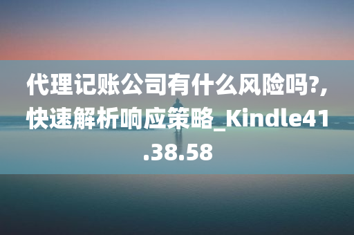 代理记账公司有什么风险吗?,快速解析响应策略_Kindle41.38.58