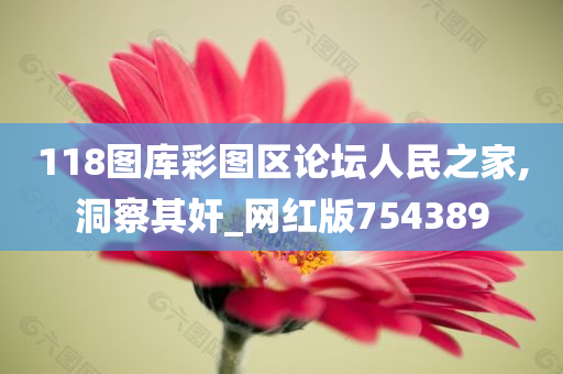 118图库彩图区论坛人民之家,洞察其奸_网红版754389