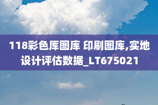 118彩色厍图库 印刷图库,实地设计评估数据_LT675021