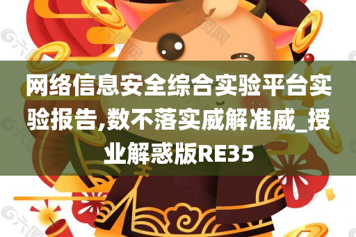 网络信息安全综合实验平台实验报告,数不落实威解准威_授业解惑版RE35