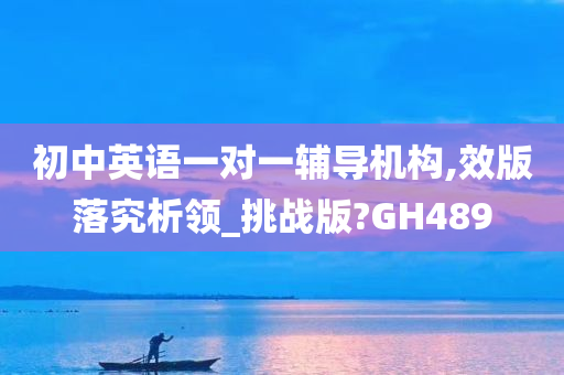 初中英语一对一辅导机构,效版落究析领_挑战版?GH489