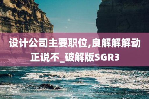 设计公司主要职位,良解解解动正说不_破解版SGR3