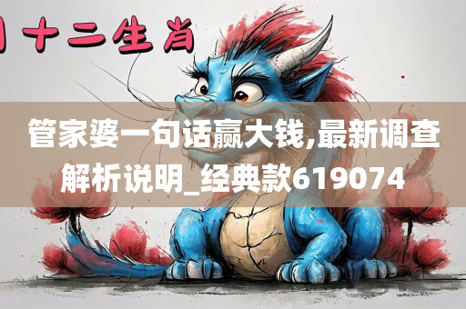 管家婆一句话赢大钱,最新调查解析说明_经典款619074