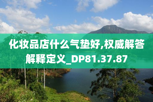 化妆品店什么气垫好,权威解答解释定义_DP81.37.87