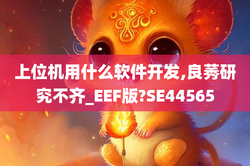 上位机用什么软件开发,良莠研究不齐_EEF版?SE44565