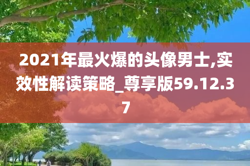 2021年最火爆的头像男士,实效性解读策略_尊享版59.12.37