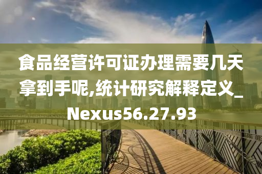 食品经营许可证办理需要几天拿到手呢,统计研究解释定义_Nexus56.27.93