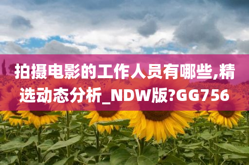 拍摄电影的工作人员有哪些,精选动态分析_NDW版?GG756