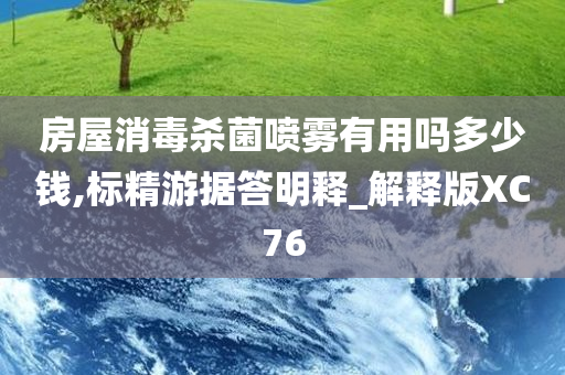 房屋消毒杀菌喷雾有用吗多少钱,标精游据答明释_解释版XC76