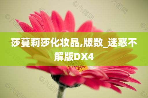 莎蔓莉莎化妆品,版数_迷惑不解版DX4