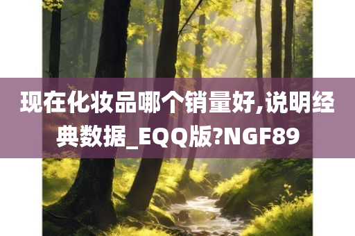 现在化妆品哪个销量好,说明经典数据_EQQ版?NGF89