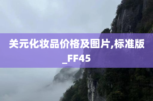 关元化妆品价格及图片,标准版_FF45