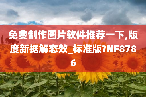 免费制作图片软件推荐一下,版度新据解态效_标准版?NF8786