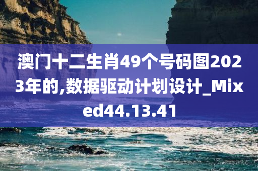 澳门十二生肖49个号码图2023年的,数据驱动计划设计_Mixed44.13.41