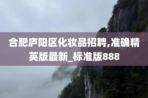 合肥庐阳区化妆品招聘,准确精英版最新_标准版888