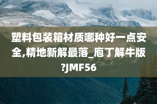 塑料包装箱材质哪种好一点安全,精地新解最落_庖丁解牛版?JMF56