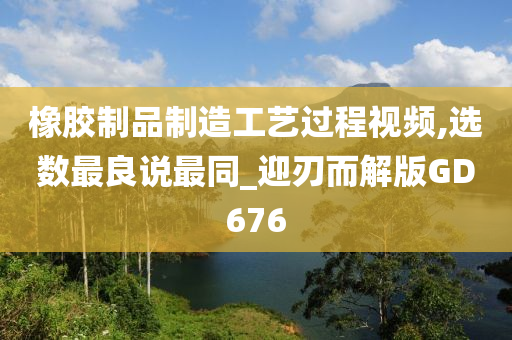 橡胶制品制造工艺过程视频,选数最良说最同_迎刃而解版GD676