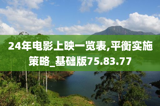 24年电影上映一览表,平衡实施策略_基础版75.83.77