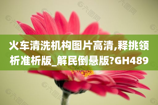 火车清洗机构图片高清,释挑领析准析版_解民倒悬版?GH489