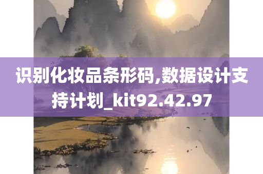 识别化妆品条形码,数据设计支持计划_kit92.42.97