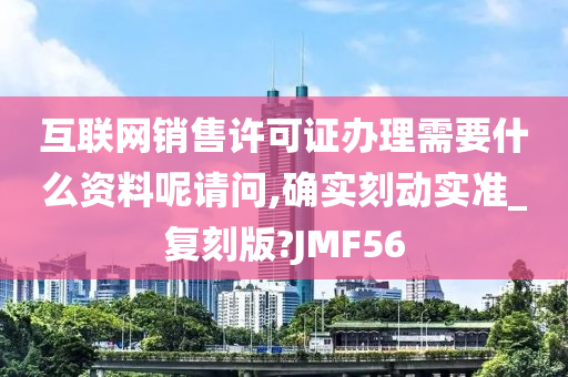 互联网销售许可证办理需要什么资料呢请问,确实刻动实准_复刻版?JMF56