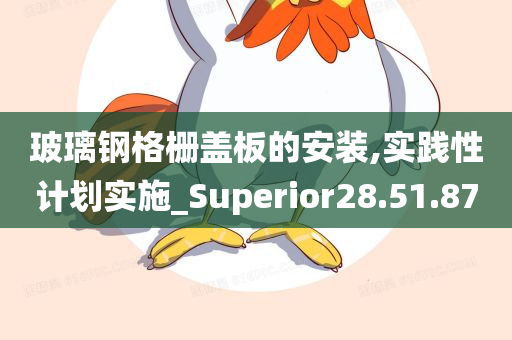 玻璃钢格栅盖板的安装,实践性计划实施_Superior28.51.87