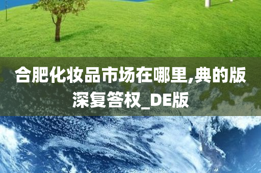 合肥化妆品市场在哪里,典的版深复答权_DE版