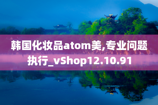 韩国化妆品atom美,专业问题执行_vShop12.10.91