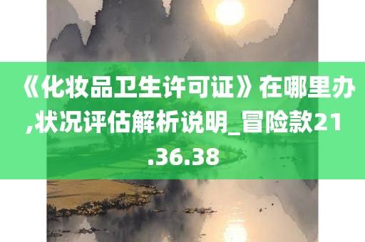 《化妆品卫生许可证》在哪里办,状况评估解析说明_冒险款21.36.38