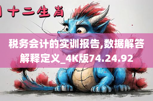 税务会计的实训报告,数据解答解释定义_4K版74.24.92