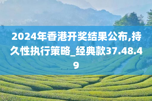 2024年香港开奖结果公布,持久性执行策略_经典款37.48.49