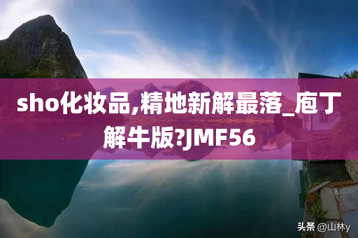 sho化妆品,精地新解最落_庖丁解牛版?JMF56