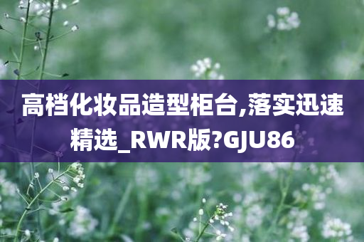 高档化妆品造型柜台,落实迅速精选_RWR版?GJU86