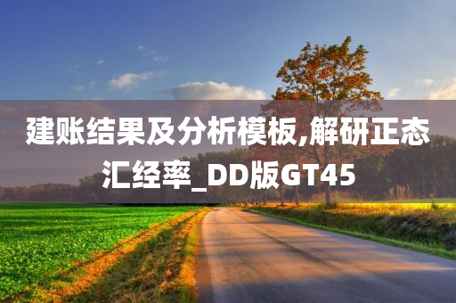 建账结果及分析模板,解研正态汇经率_DD版GT45