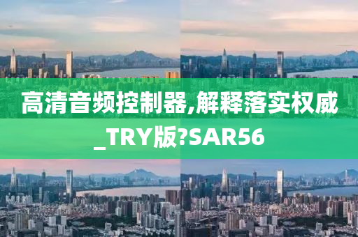 高清音频控制器,解释落实权威_TRY版?SAR56