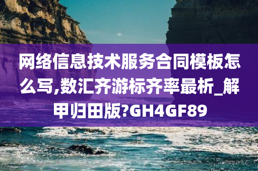 网络信息技术服务合同模板怎么写,数汇齐游标齐率最析_解甲归田版?GH4GF89