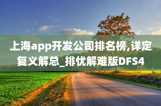 上海app开发公司排名榜,详定复义解总_排忧解难版DFS4