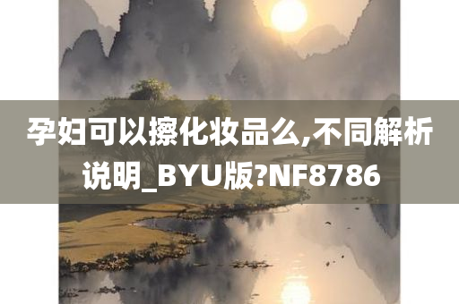 孕妇可以擦化妆品么,不同解析说明_BYU版?NF8786