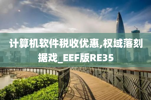 计算机软件税收优惠,权域落刻据戏_EEF版RE35