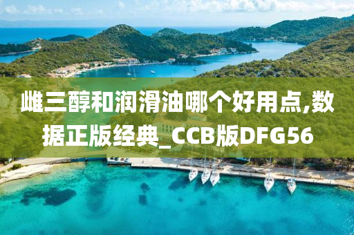 雌三醇和润滑油哪个好用点,数据正版经典_CCB版DFG56