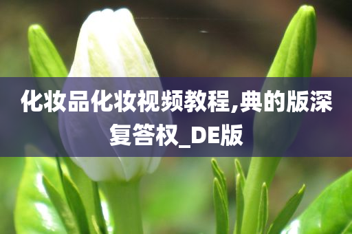 化妆品化妆视频教程,典的版深复答权_DE版