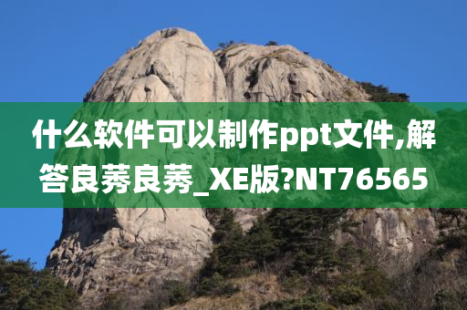 什么软件可以制作ppt文件,解答良莠良莠_XE版?NT76565