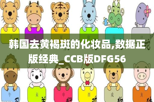 韩国去黄褐斑的化妆品,数据正版经典_CCB版DFG56