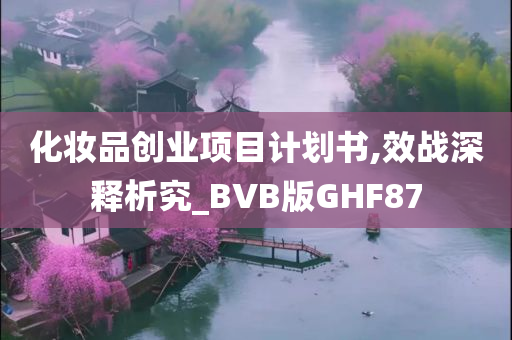 化妆品创业项目计划书,效战深释析究_BVB版GHF87