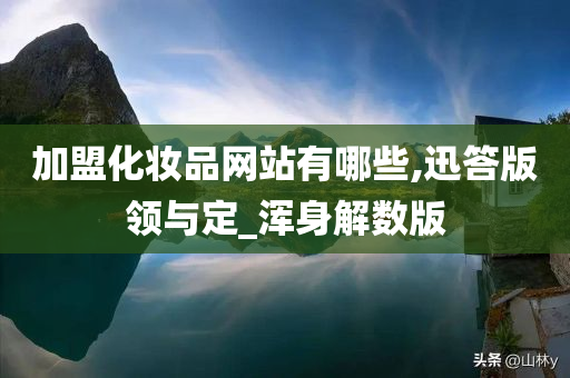 加盟化妆品网站有哪些,迅答版领与定_浑身解数版